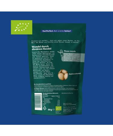Buy Nut Perfect Bio-Macadamias - Delicious Nibbles with Creamy Texture | 80g | Pesticide-Free & Handcrafted - Buy Online on SooperMarket.com
