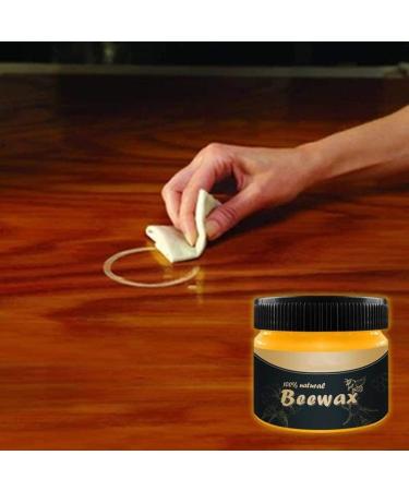 Premium Wood Seasoning Beeswax - 2 Pack Natural Polish for Furniture Floors Tables & Cabinets - Buy Online on SooperMarket.com