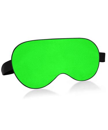 Haskirky Light Blocking Eye Mask Breathable and Adjustable Adult Men and Women Travel on Business Trips Yoga Meditation Light Smooth Comfortable Eye Mask Office Deep Sleep Goodies Pure Fluorescent