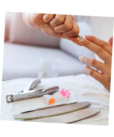 Beavorty 30 pcs Dead Skin Shears Protective case Pedicure Scissor Cover Cuticle Trimmer Cover Embroidery Scissors Cover paw Shape Protective Cases Nail Tool Modeling Silica Gel Safety Gear - Buy Online on SooperMarket.com