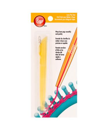Boye 3702005001 Loom Pen Yarn Craft Tool, 1 Count (Pack of 1), Yellow
