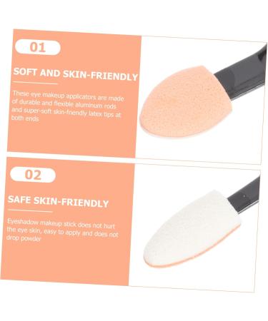NOLITOY 30pcs Disposable Dual-headed Sticks Practical Sponge Double-headed Eyeshadow Convenient Brush - Buy Online on SooperMarket.com