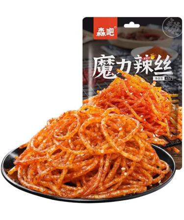 Spicy noodle web celebrity latiao snacks 62g/packet big spicy piece nostalgia spicy Gluten casual snacks Very spicy Spicy stick (Mix and match spicy strips 10 pack) - Buy Online on SooperMarket.com