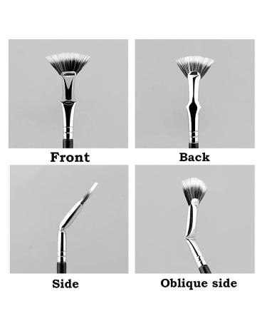 Dolly Mascara Fan Brush Set - Angled Fan Shaped Eyelash Brushes for Perfect Lashes (5PCS) - Buy Online on SooperMarket.com