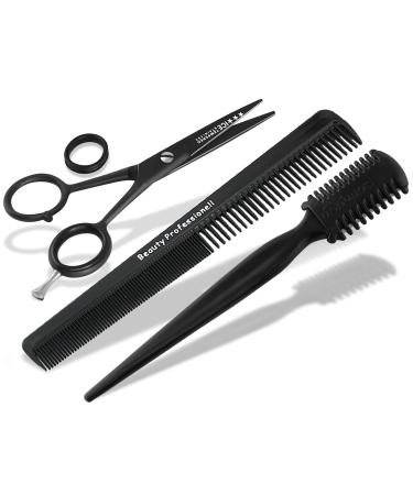 Beard care set with Solingen thinning scissors beard scissors 12.7 cm hair cutting scissors hairdressing scissors hair comb