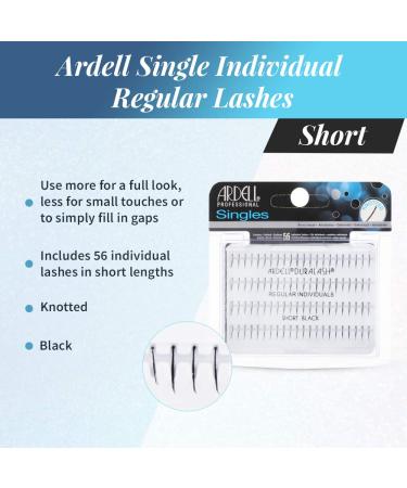 Ardell False Eyelashes Regular Short Black 4 Pack - Natural Look and Easy Application - Buy Online on SooperMarket.com
