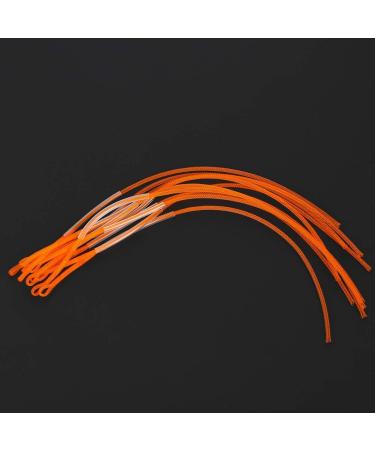 10Pcs Yellow 30LB 50LB Fly Fishing Line Loops Connector - Braided Tackle Accessories for Enhanced Fishing Performance - Buy Online on SooperMarket.com