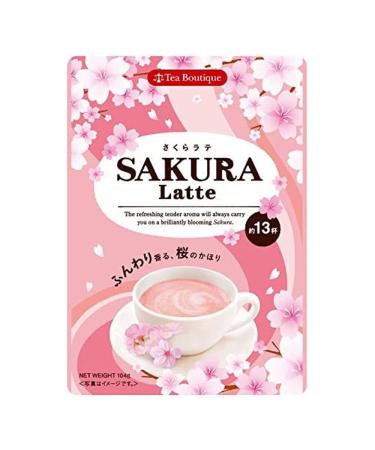 Tea Boutique Japanese Sakura Latte Cherry Blossom Instant Milk Tea (for 13 Cups) 104g