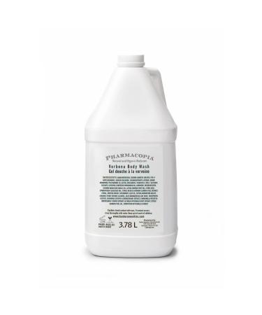 Pharmacopia Hotel Verbena Body Wash Moisturizing Shower Gel with Natural & Organic Ingredients Vegan Bodywash for Men & Women 128 oz