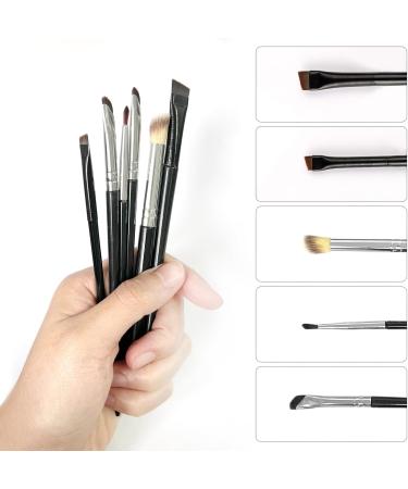 6 Eyeliner Brush Set With 1 Storage Bag Eyebrow Brush Concealer Brush Eyeliner Brush Silkworm Brush - Buy Online on SooperMarket.com