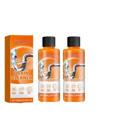 Sink and Drain Cleaner Quick Drain Cleaner Dissolves Clogs For All Pipes (2piece)