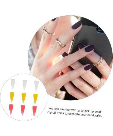 minkissy 27 Pcs Manicure Pen Silicone Head Nail Art Silicone Head Nail Art Pen Head Manicure Pen Head Dotting Pen Wax Head Rhinestone Picker Head Rhinestones Crystal Drilling Pen - Buy Online on SooperMarket.com