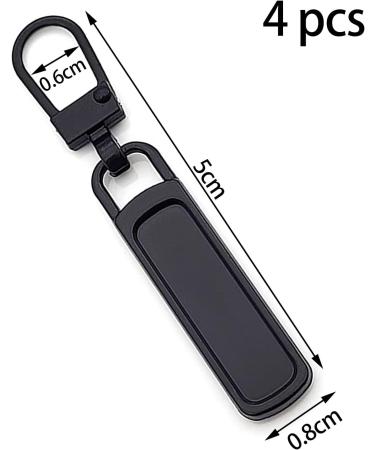 Buy 4 Pieces Black Zipper Spare Parts Zipper Sliders Pull Tabs & Clips for Bags Tents Luggage & Backpacks - Buy Online on SooperMarket.com