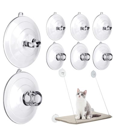 8 Pcs Suction Cups Cat Window Perch Cat Window Hammock Replacement Suction Cup for Kitty Cat Window Perches Bed Seat Hammock Pet Supplies, 2 Styles Vivid Style