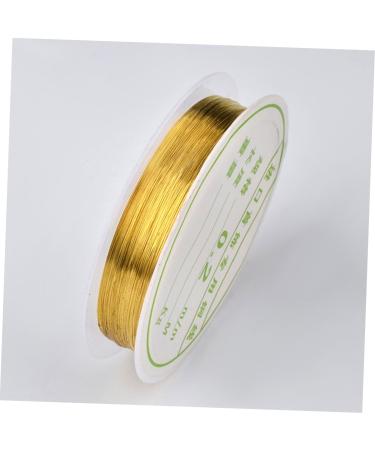 Healeved 3pcs Copper Wire Bead Stringing Wire Metal Material Metal Beading Wire Hand Decor Diy Jewelry Beading Wire for Jewelry Metal Bracelet Wire Flexible Beading Wire General Crafts Nail Goldenx3pcs mediumx3pcs - Buy Online on SooperMarket.com