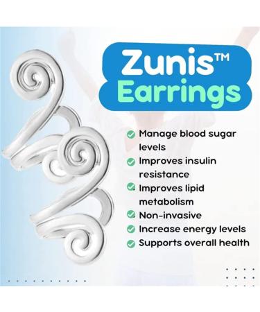 MiNGQIU Zunis Acupressure Sugar Regulator Earrings Acupressure Slimming Earrings Non Piercing Acupressure Earrings for Women Men (Light Gold-2pairs) - Buy Online on SooperMarket.com