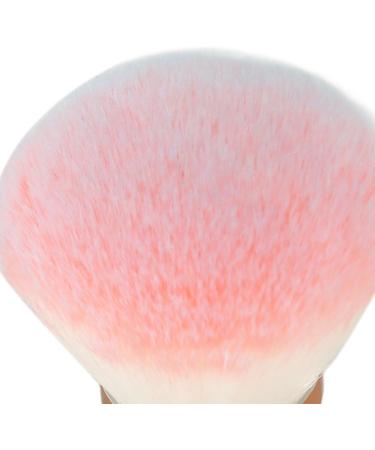 Kabuki Makeup Brush with Transparent Base Soft and Durable Bristles for Blush Powder Blending for Makeup Look - Buy Online on SooperMarket.com