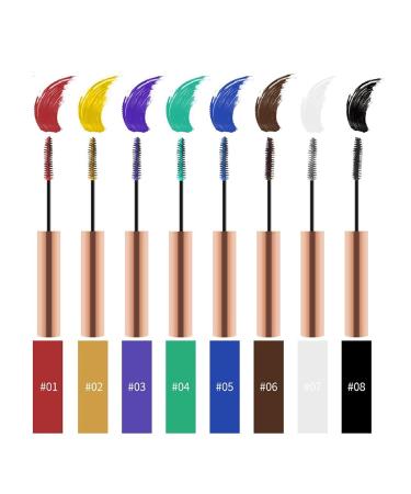 FantasyDay Long Lasting Smudge-Proof Mascara Set - Volumizing, Lengthening, Curling Eyelash Makeup - 8 Pcs 0.17 fl oz - False Lash Effect - Lift and Separate Eye Lashes - Buy Online on SooperMarket.com