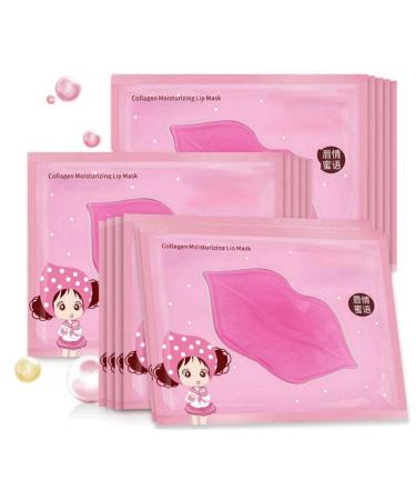 Lip Pad Mask 16 Pieces Moisturising Lip Mask Lip Mask Provides Superbly Soft Lips for Lip Care Suitable for Dry and Cracked Lips