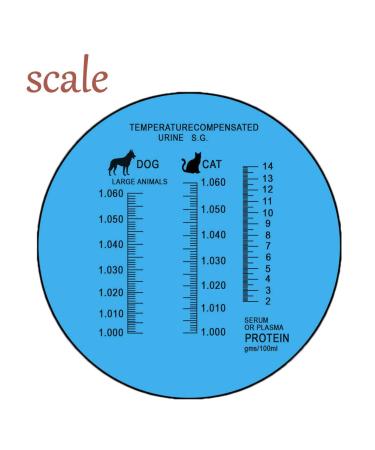 3-in-1 Animal Clinical Refractometer - Measure Urine Specific Gravity and Serum Protein | Ideal for Veterinary and Pet Owners - Buy Online on SooperMarket.com