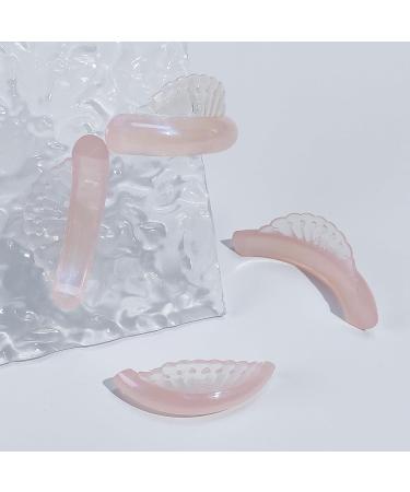 Libeauty Eyelash Lift Pads - Reusable Super-Sticky Silicone Lash Perm Rods | 8 Pairs Shell Shape - DIY Home or Salon Lash Curling Tool - Buy Online on SooperMarket.com