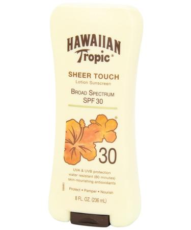 Hawaiian Tropic Sheer Touch Sunscreen Lotion SPF 30 â€“ Ultra Radiance, 8 oz | Buy Now - Buy Online on SooperMarket.com