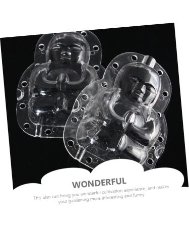 6 Pcs Vegetable Shaping Mold Vegetables Fruit Garden Transparent Melon Mold Multifunction Watermelon Transparentx3pcs 10x7cmx3pcs - Buy Online on SooperMarket.com