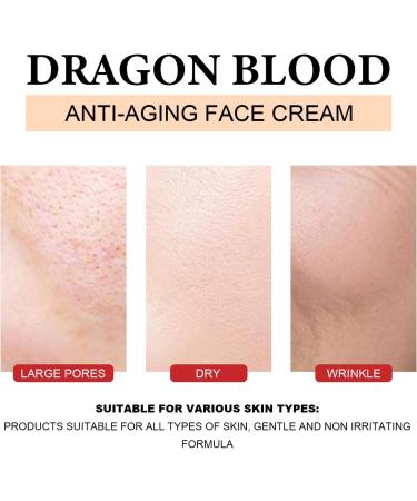 Dragon's Blood Easy Cream Placenta Dragon Blood Cream Royal Dragon Blood Cream Niacinamide for Post-Acne Marks Encapsulated Colour Pigments Black Oat Plump and Smooth Skin (50g) - Buy Online on SooperMarket.com