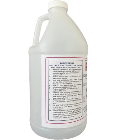 Ring King Toilet Ring Remover Cleaner - Fast Acting Multi-Surface Stain Remover (64OZRK) - Buy Online on SooperMarket.com
