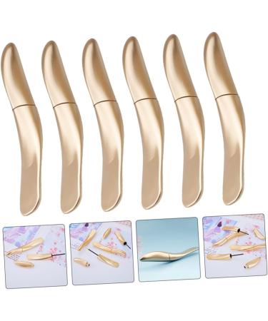MUSISALY 18 Pcs Eyeliner Empty Tube oil Lash Serum DIY Tube Cosmetics Eyelash Oil Tubes Wand Golden Pp - Buy Online on SooperMarket.com
