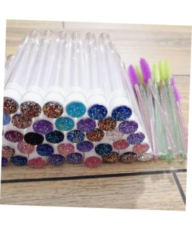 Mikinona Fake Eye Lashes 10pcs Hollow with Drill Eyelash Holder Colored Mascara Small Eyelash Brush Precision Tube Woman - Buy Online on SooperMarket.com