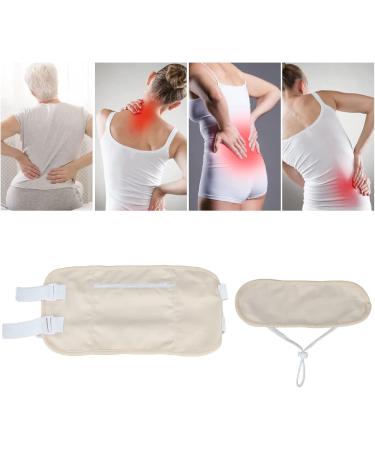 Organic Castor Oil Wrap Set for Liver Detox - Adjustable Elastic Band Ideal for Neck & Body Compression - Buy Online on SooperMarket.com