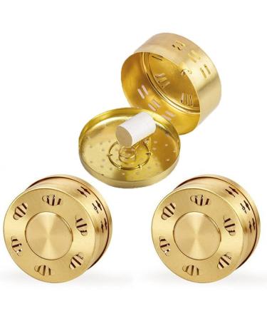 Pure Copper Moxibustion Box 3 Pcs Household Box Portable Moxibustion Tool Pure Copper Portable Moxibustion