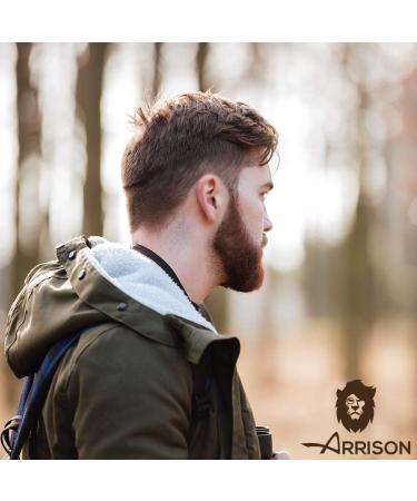 Arrison Beard Kit - Premium Italian Beard Care Set | Shampoo Oil Beech Wood Brush | Perfect Gift for Men - Buy Online on SooperMarket.com