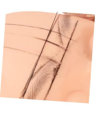 Baluue 4pcs Small Bottled Eyebrow Ruler Practical Eyebrow Ruler Aluminum Alloy - Buy Online on SooperMarket.com