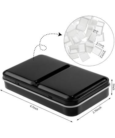 51 Piece Watercolor Paint Palette Set - Metal Tin Box with Half Pans, Lid, and Storage Bag - Travel-Friendly Watercolor Kit for Artists in Black - Buy Online on SooperMarket.com