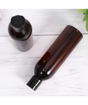 Minkissy Shampoo Dispenser 6pcs 250ml Portable Travel Bottles Plastic Refillable Bottles Plastic Squeeze Bottle with Disc Cap for Shampoo Lotion (Brown Bottle) Travel Size Toiletries - Buy Online on SooperMarket.com