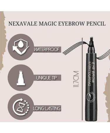 4Pcs Nexavale Eyebrow Pencil Nexavale Magic Eyebrow Pencil 2024 New Magic Eyebrow Pencil Nexavale (Red Brown) - Buy Online on SooperMarket.com
