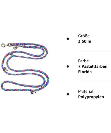 Dogeline Double Leash & Practice Line for Medium Dogs - 39 Colors 3.5m Stable & Comfortable - Shop Now! - Buy Online on SooperMarket.com