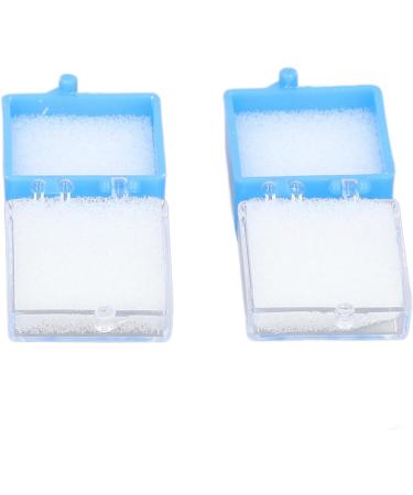 Pack of 20 Durable Plastic Bridge Boxes for Denture Storage | Foam Insert Portable & Ideal for Laboratories and Clinics - Buy Online on SooperMarket.com