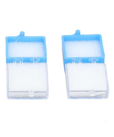 Pack of 20 plastic bridge boxes denture storage crown boxes with foam portable and for laboratory clinic
