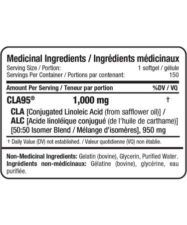 ALLMAX Nutrition - CLA95 - Highest Purity CLA Yield - 150 Count 150-Count - Buy Online on SooperMarket.com
