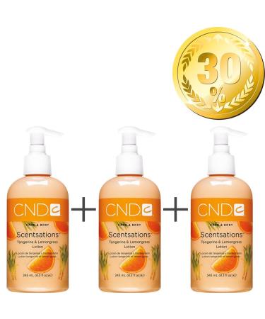 CND Scentsations Mandarin & Lemongrass 245 ml - 3 pack - 30% discount - Hand and body lotion