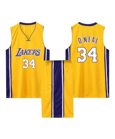 Basketball jersey shirt and shorts children/adult basketball jersey children/adult basketball sleeveless suit 2-part children/adult t-shirt vest + shorts a-34 yellow 3xL (adults)