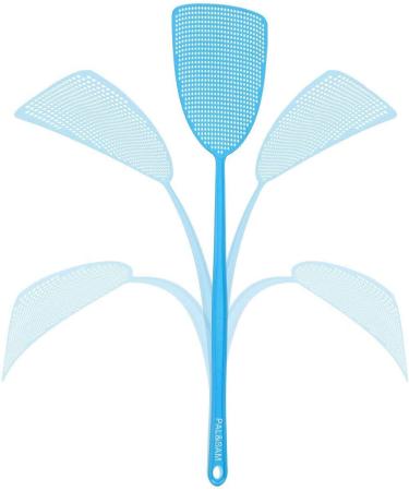 Strong and Flexible Manual Fly Swatter Set - 3 Pack Assorted Colors for Effective Pest Control - Buy Online on SooperMarket.com