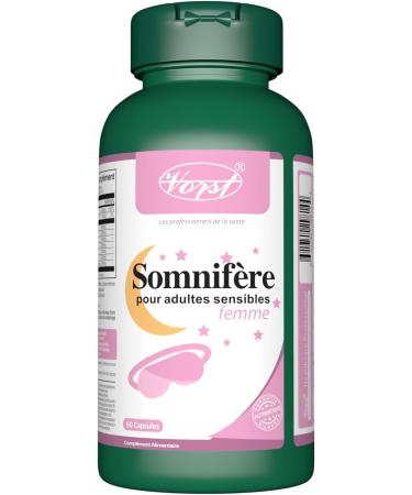 VORST Natural Sleep Aid Supplement for Women 60 Capsules | Powder Pills | 1 Bottle 60 count (Pack of 1) - Buy Online on SooperMarket.com