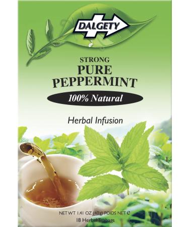 Dalgety Pure Peppermint Herbal Infusion 6x72g Cartons (6 Pack) 100% Natural Tea (Total 108 Teabags) Delicious and Packed with Unique Health Benefits