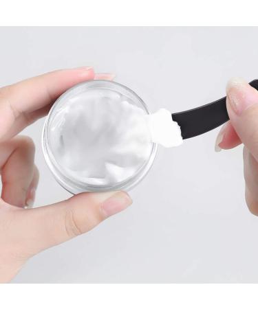 100 Count 10g Small Round Sample Cosmetic Jars with Lids | Makeup Containers for Lip Scrub | Leak Proof | Includes 10Pcs Mask Spatula - Multi Color - Buy Online on SooperMarket.com