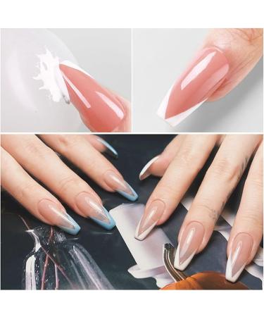 2PCS Nail Seal Stamp Silicone Stamper Heads for French Tips Manicure - Red & Colorful - Buy Online on SooperMarket.com