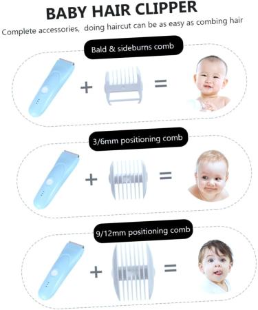 Buy Angoily 1 Set Baby Hair Clippers & Beard Kits - Electric Trimmer for Kids | Automatic Hair Clipper & Hair Tie Cutter Ideal for Toddlers - Buy Online on SooperMarket.com